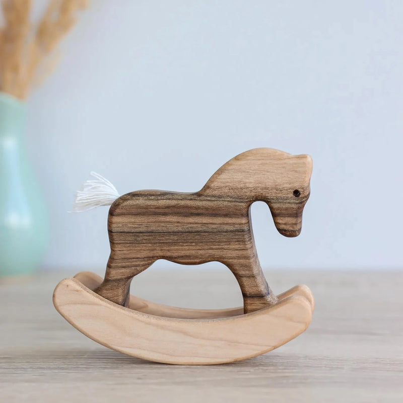 Miniature Rocking Horse | Eco Wooden Toys | Keepsake Toys