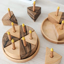 Wooden Birthday Cake