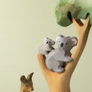 Wooden Koala, Joey & Tree Set