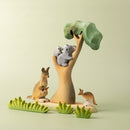 Wooden Koala, Joey & Tree Set