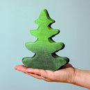 Large Wooden Fir Tree