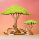 Wooden Kangaroo - Mother & Joey Set
