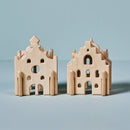 Wooden Small Houses - Set Of 2