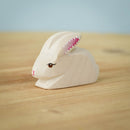 Wooden Easter Rabbit Baby - Perched