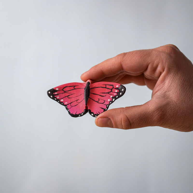Wooden Butterfly - Pink