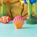 Wooden Seashell - Pink (Pre-Order)