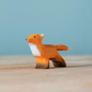 Wooden Fox Cub - Curious