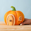 Wooden Pumpkin House