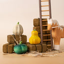 Wooden Pumpkin Patch - Set of 3