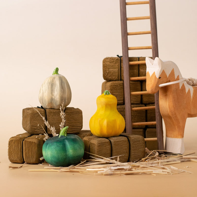 Wooden Pumpkin Patch - Set of 3
