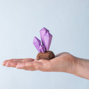 Wooden Crystal - Purple