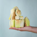 Large Wooden Rainbow Rocks