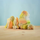 Large Wooden Rainbow Rocks
