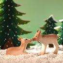 Wooden Reindeer Calf - Sitting (PRE-ORDER)