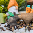 Wooden Baby Bunny - Sitting