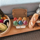 Wooden Speckled Eggs - Set Of 6