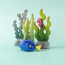 Wooden Royal Blue Fish