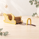 Wooden Santa Claus Set with Sleigh, Reindeer & Bag (Pre-Order)
