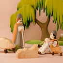Wooden Shepherd With Flute