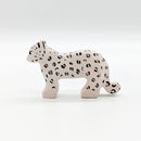 Wooden Snow Leopard - Cub