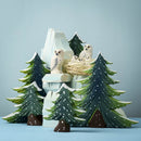 Wooden Snowy Owl Set