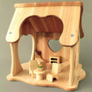 Wooden Dollhouse Furniture - 6 Piece 'Tulip Heart' Set