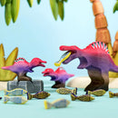 Large Wooden Spinosaurus