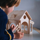 Wooden Train Station Set