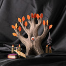Wooden Watching Oak Tree - Orange