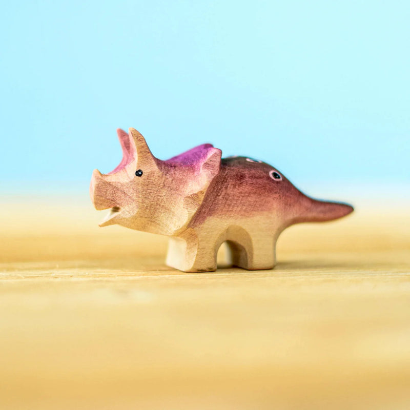 Wooden Triceratops Baby