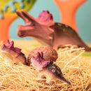 Wooden Triceratops Eggs