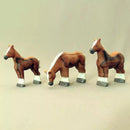 Wooden Horse Family - Set Of 3