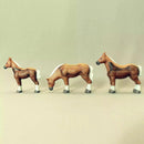 Wooden Horse Family - Set Of 3