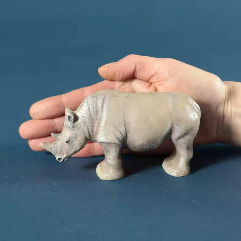 Wooden Rhinocerus - Collectible