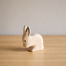 Wooden Rabbit - Nuzzling