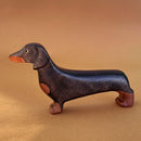 Wooden Dachshund Dog - Black & Tan