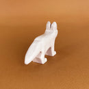 Wooden Fennec Fox - White
