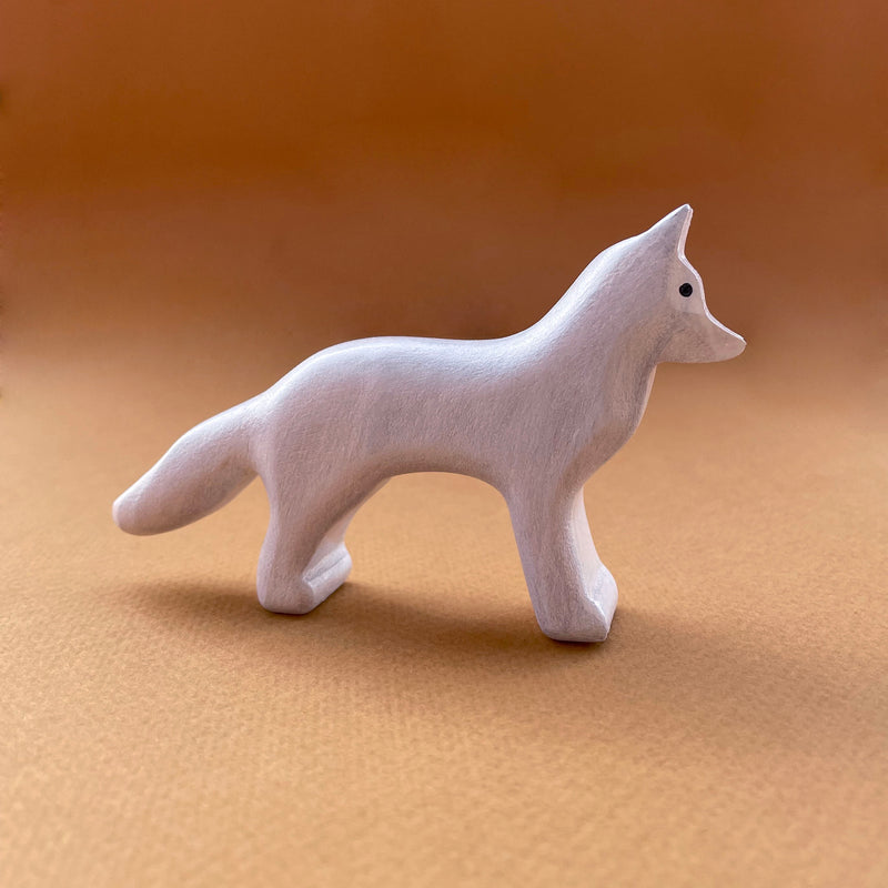 Wooden Polar Fox