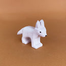 Wooden Fennec Fox - White