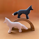 Wooden Polar Fox