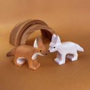 Wooden Fennec Fox - White