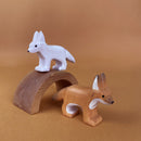 Wooden Fennec Fox - White