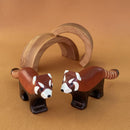 Wooden Red Panda