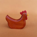 Wooden Chicken - Laying