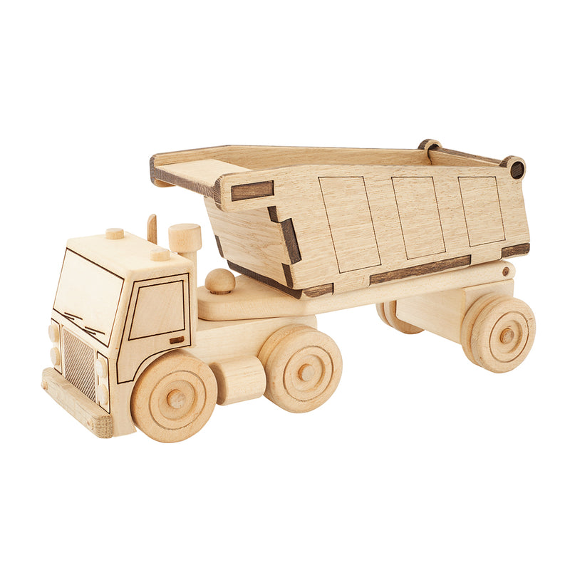 Wooden Dump Truck Toy