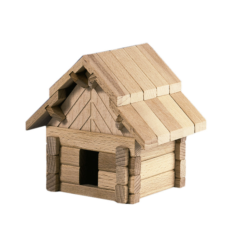 Small Wooden Building Puzzle