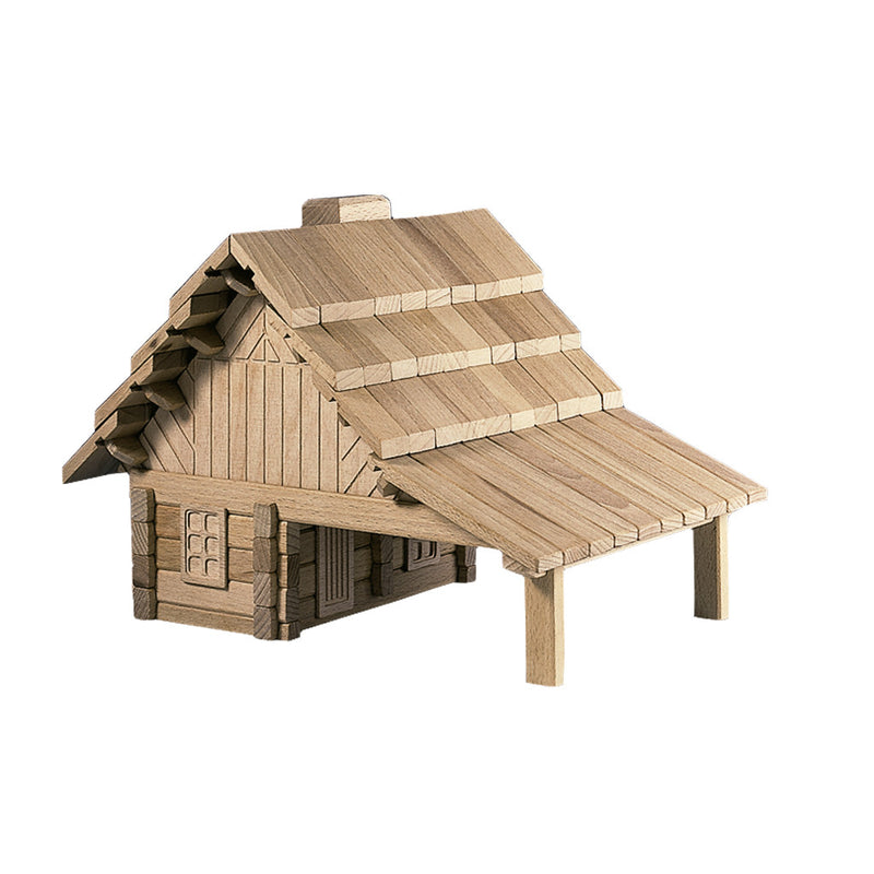 large wooden house puzzle