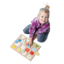 Large Wooden Geometric Shapes Puzzle