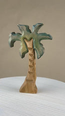Medium Wooden Palm Tree
