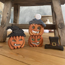 Wooden Sailor Pumpkin